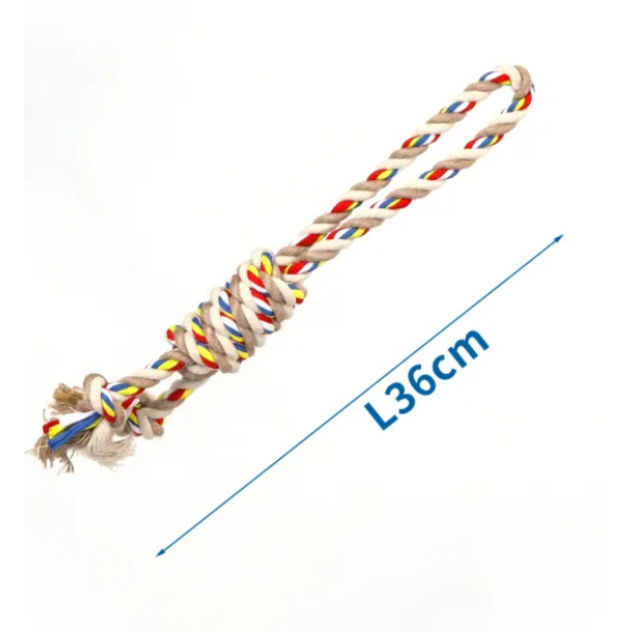 nobleza farebná lanová hračka s uzlom 00-